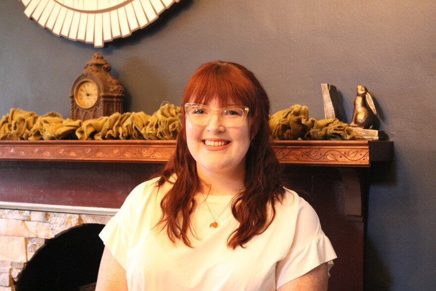 Taylor Foster in the owner of the Book Burrow in Perryville, on August 20, 2026. She's hoping her new business will put books in hands and create community.