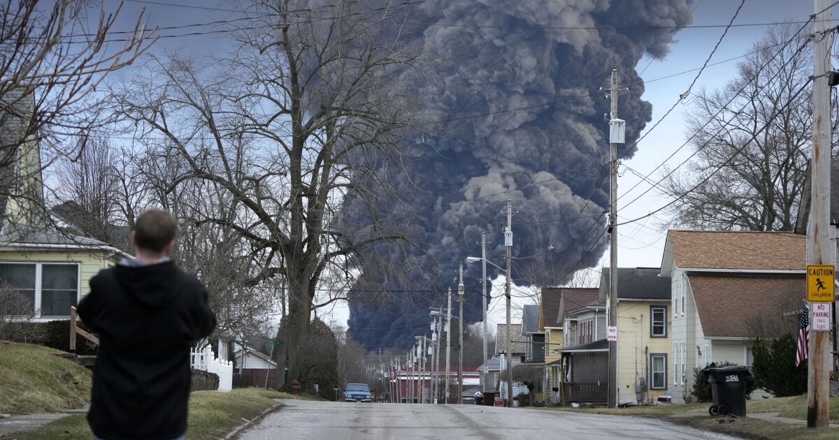EPA lists substances produced in East Palestine teach derailment