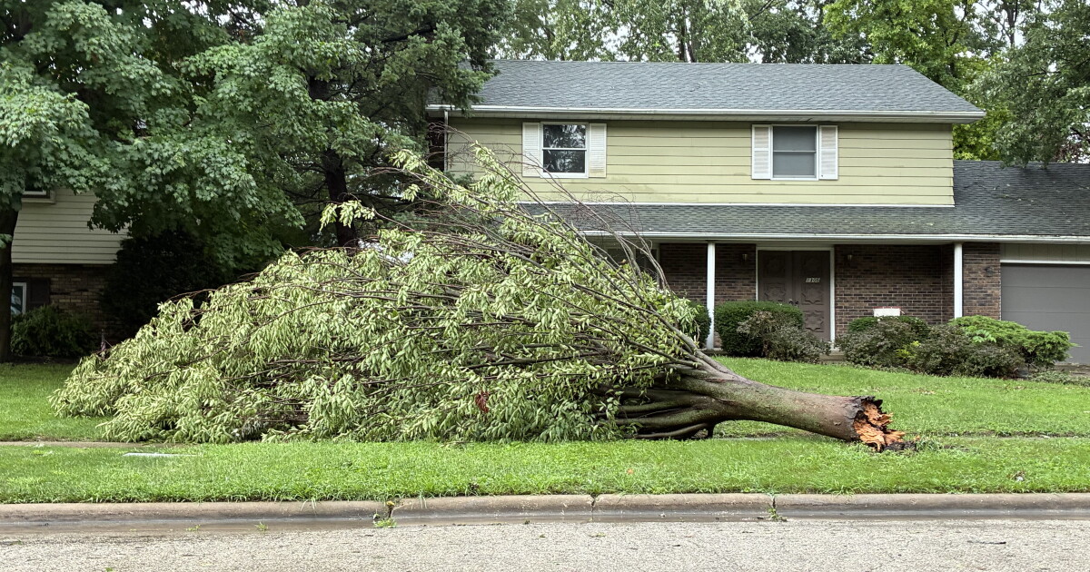 Tri-County region spared from brunt of storm that struck Bloomington-Normal