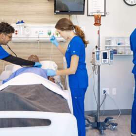 Nursing students at Joyce University. (Joyce University/AP)