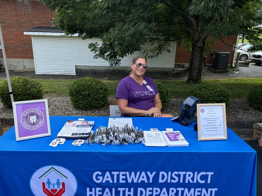 The health department offers in-school dental services through the Gateway Area Development District.