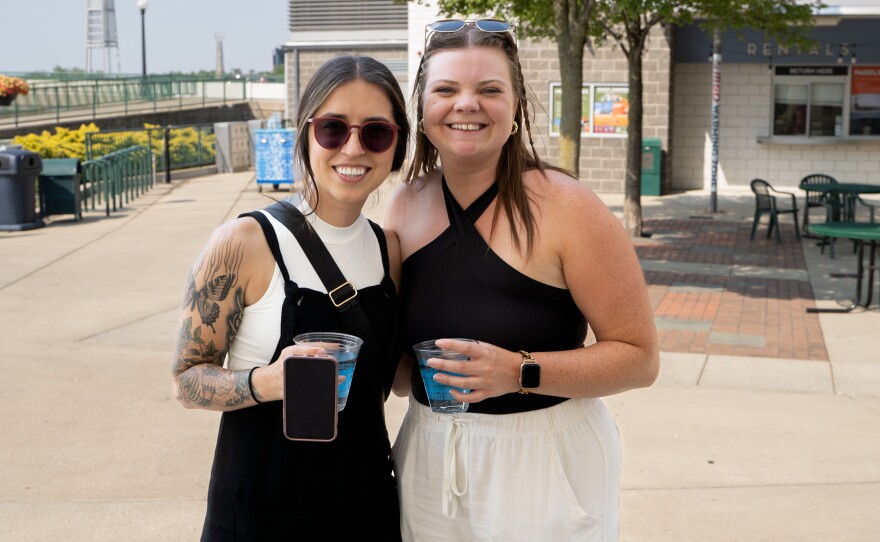 Attendees at For Dayton By Dayton on Saturday, June 10, 2023, in Dayton, Ohio. (Ruthie Herman for WYSO)