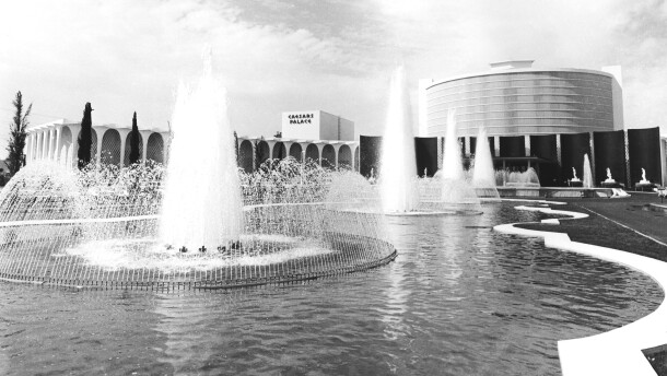 Caesars Palace fountains and hotel 09/29/66