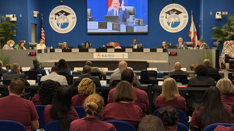 Families from Lloyd Estates in Oakland Park and Dolphin Bay in Miramar pleaded board members to not close their neighborhood schools.