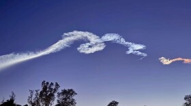 A SpaceX Falcon 9 rocket was launched from the Central Coast Monday night.