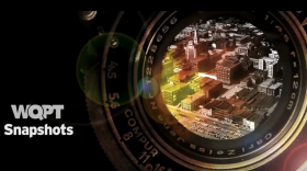 The opening image for the new WQPT local history series, "Snapshots Presents: Forgotten Quad Cities."
