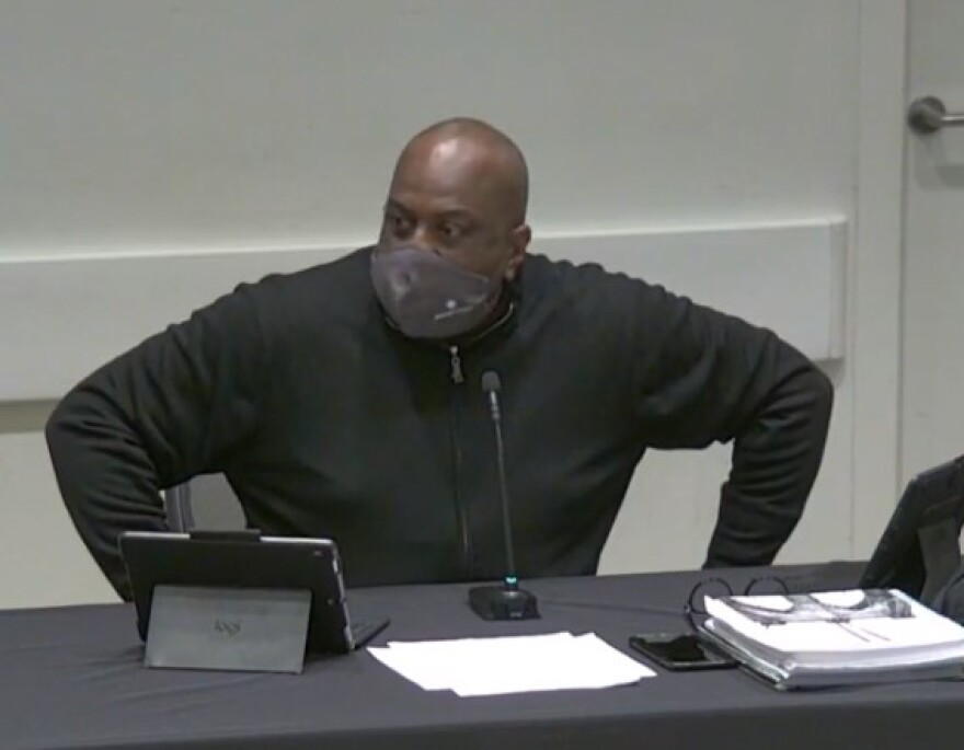 City council member Malcolm Graham chairs the Great Neighborhoods Committee meeting Wednesday.