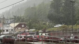 Houses on Second Avenue destroyed by the landslide. August 25, 2024