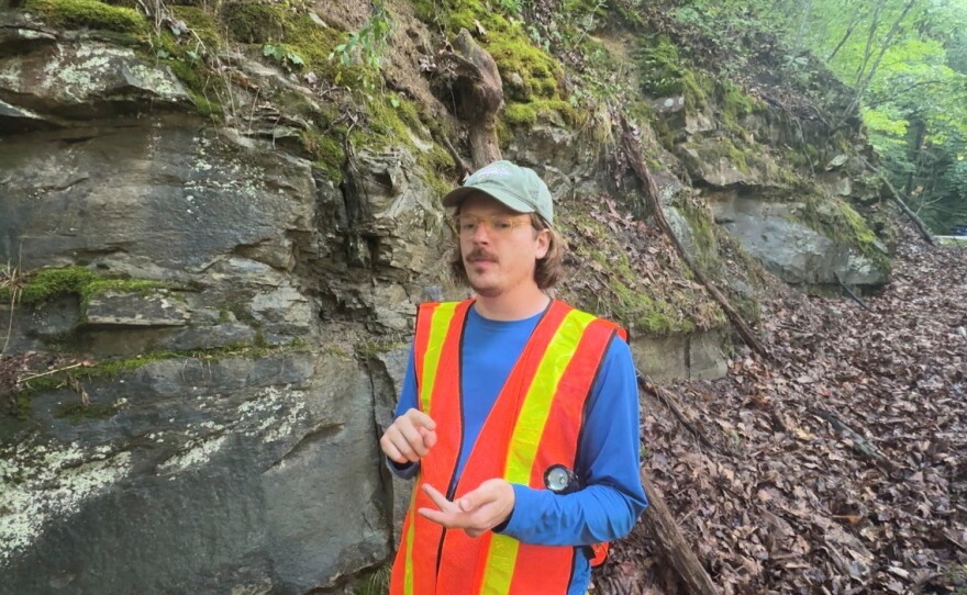 EKU Grad Student William Taylor is leading a project on a rare salamander for his Master’s Degree.