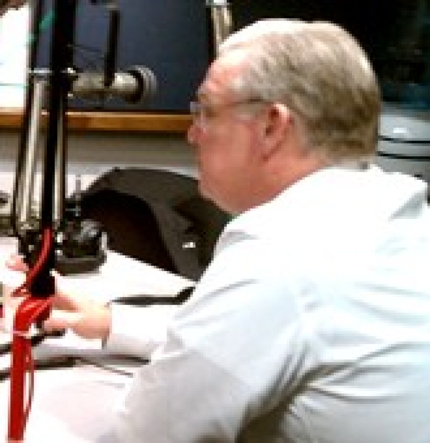Governor Jay Nixon answers questions posed by Steve Kraske on KCUR's \"Up to Date\".