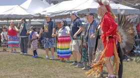 The Kchi Wiikwedong Anishinaabek Powwow at Tuesday's National Cherry Festival celebrated the culture, language, and spirit of the Grand Traverse first people, the Anishinaabek.