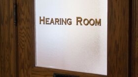 Hearing room at the Montana Capitol.