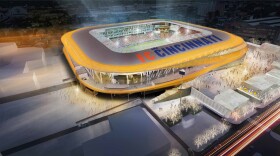 The latest stadium rendering FC Cincinnati released in April.