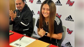 Arizona Western Matadors women's soccer player Linka Ono signed a letter of intent to play at LSU on Tuesday, Nov. 25, 2025 in Yuma.