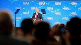 During his speech, President Donald Trump announced he was removing the U.S. from the United Nations' Arms Trade Treaty.