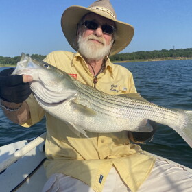 Bill Carey, from Striper Express Guide Service on Lake Texoma