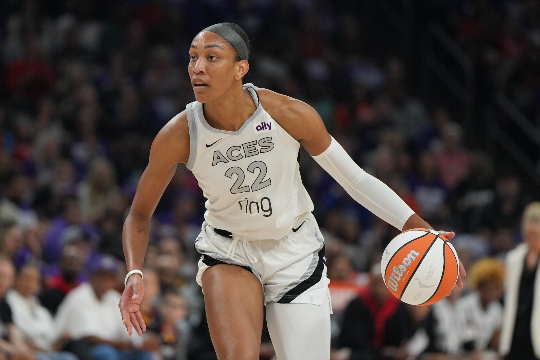 A'ja Wilson’s GOAT case grows as the Aces chase a fourth WNBA title in