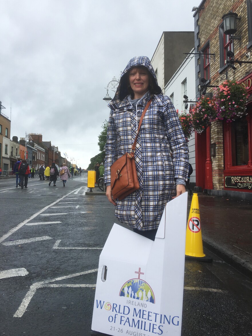 Sarah O'Rourke, a primary school religion teacher, didn't tell some acquaintances she was attending the pope's Mass in Dublin on Sunday. "It wasn't a popular thing to say," she said.