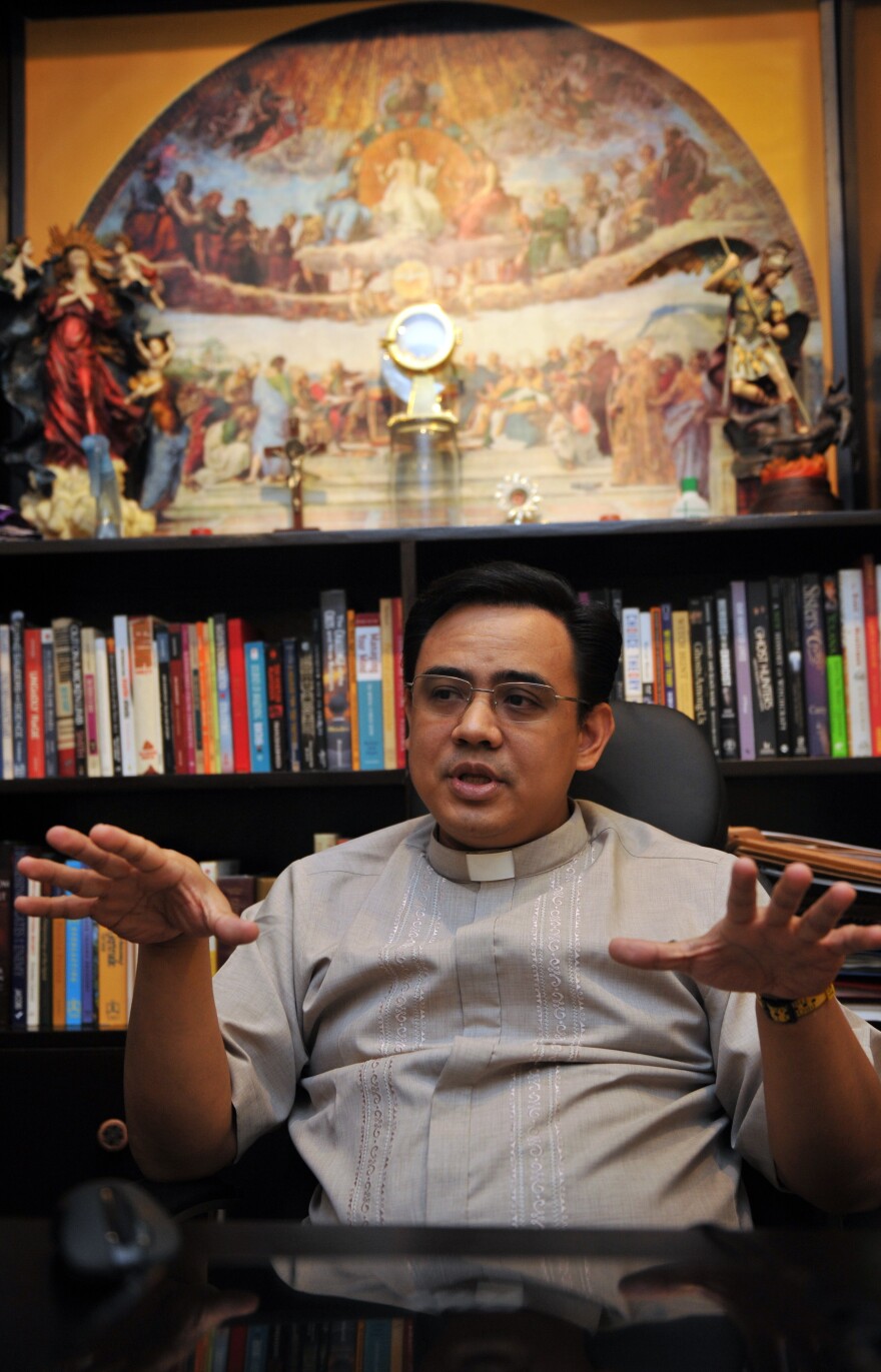Father Jose Francisco Syquia heads the Office of Exorcism in the Philippines.