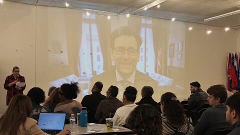More than 30 people attended the Spokane watch party, held at Nuestras Raices Community Center, on Thursday morning. Among attendees were Rep. Natasha Hill, D-Spokane, City Council Member Paul Dillon, Manzanita House Executive Director Patricia Castaneda and School Board President Nikki Lockwood.
