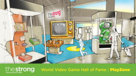 Rendering of play zone at Rochester's airport