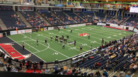 The Amarillo Venom play at the Civic Center Coliseum in 2021.