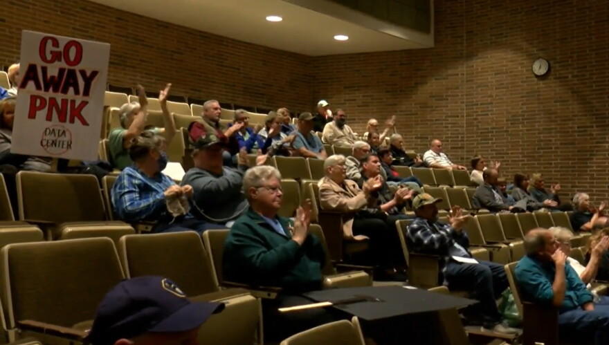 Audience as Wisconsin Rapids Common Council votes down data center proposal