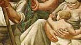 Artwork from the Decatur Illinois Post Office WPA mural.