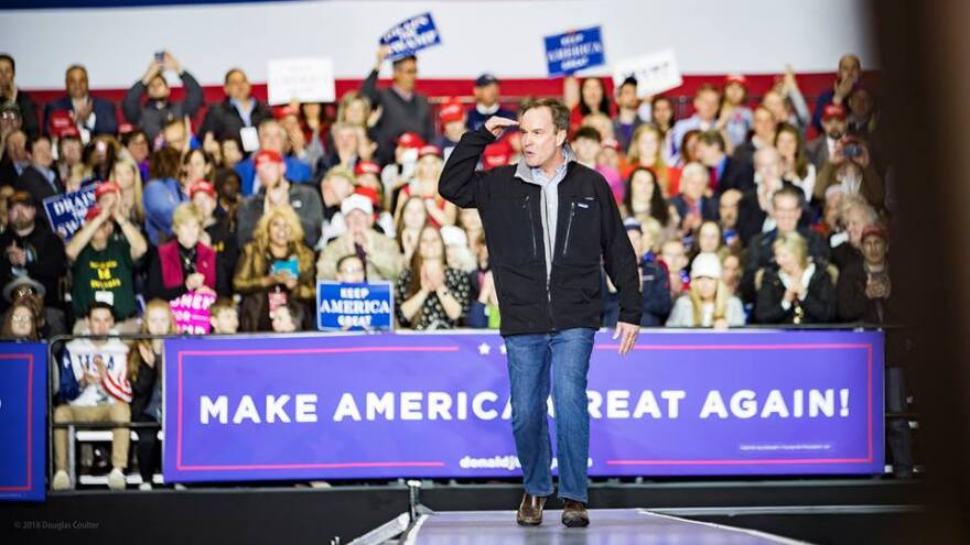 Bill Schuette at Trump rally