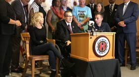 Hamilton County Commissioner Todd Portune announced Thursday he will not seek re-election in 2020 during a press conference with his family and supporters.