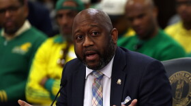 FRANKFORT, April 1 – House Minority Whip Joshua Watkins, D-Louisville, presents committee changes to Senate Bill 185, an act related to Kentucky State University, during Wednesday’s House Committee on Appropriations and Revenue meeting.