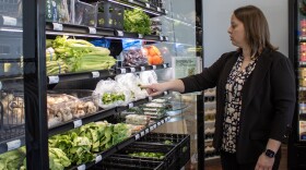Jayce's Grocery Store owner Vorie Miller points out local vendors during a tour of the story Tuesday, April 7. The story opened in March on China Spring Road, bringing a variety of fresh produce and groceries to China Spring residents.