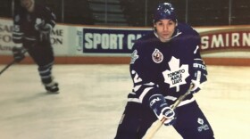 Comedian Mike Myers grew up an avid Toronto Maple Leafs fan, mostly playing street hockey on tennis courts in the suburb of Scarborough. The reason for his first visit to Chicago, where he would later perform with The Second City comedy troupe? To take in a Chicago Blackhawks game before the team's stadium was torn down.