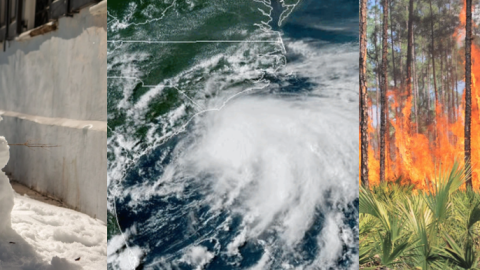 South Carolina 2025 weather rewind