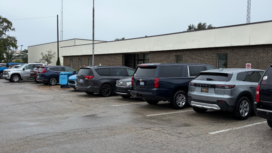 Current exterior of Muskegon's Public Service Building.