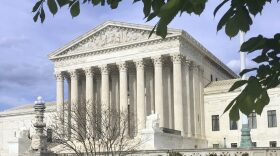 This April 23, 2018, file photo shows the Supreme Court in Washington. The Supreme Court says states can force online shoppers to pay sales tax. The 5-4 ruling Thursday is a win for states, who said they were losing out on billions of dollars annually under two decades-old Supreme Court decisions that impacted online sales tax collection. The high court ruled Thursday to overturn those decisions. (AP Photo/Jessica Gresko, File)