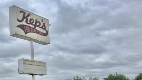 A grant from the city of Washington will help pay for a project to replace doors and sealcoat and stripe the parking lot at Kep's Sports Bar & Grill.