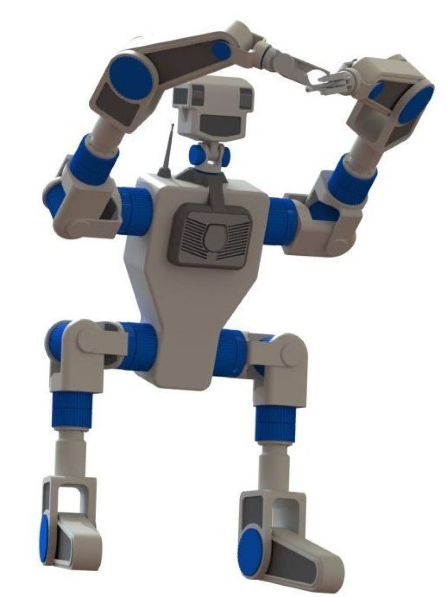 An unnamed robot that the Carnegie Mellon National Robotics Engineering Center plans to build for the DARPA Robotics Challenge.
