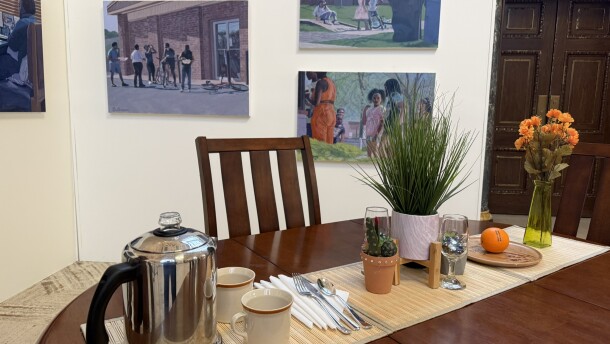 Paintings at the Cleveland Public Library