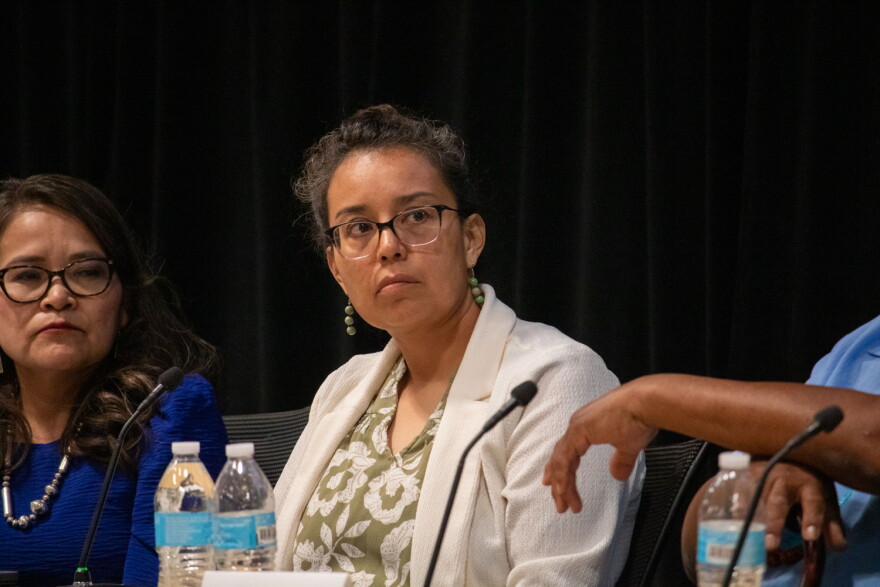 Robyn Jackson speaks at KJZZ's The Future of Navajo Coal Country panel in Tempe on Aug. 3, 2026.