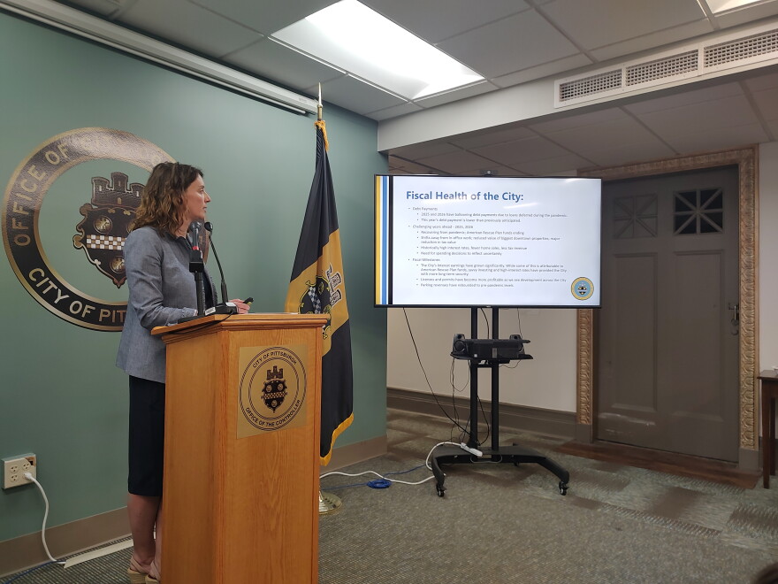 Rachel Heisler Controller Controller Heisler says Pittsburgh finances have room for improvement ...