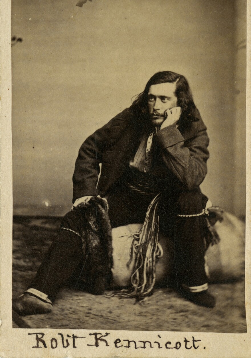 Robert Kennicott in his field outfit, circa 1860s.