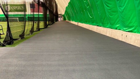 New track at the Hodag Dome