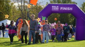 The Walk to End Alzheimer's begins at Millenium Square in Kenai, Alaska, on Saturday, Sept. 19, 2026.