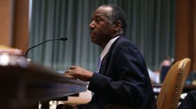 Housing and Urban Development Secretary Ben Carson testifies during a hearing before the Transportation, Housing and Urban Development, and Related Agencies Subcommittee of the Senate Appropriations Committee June 7, 2017 on Capitol Hill in Washington. (Alex Wong/Getty Images)