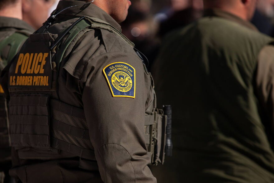 border patrol logo arm