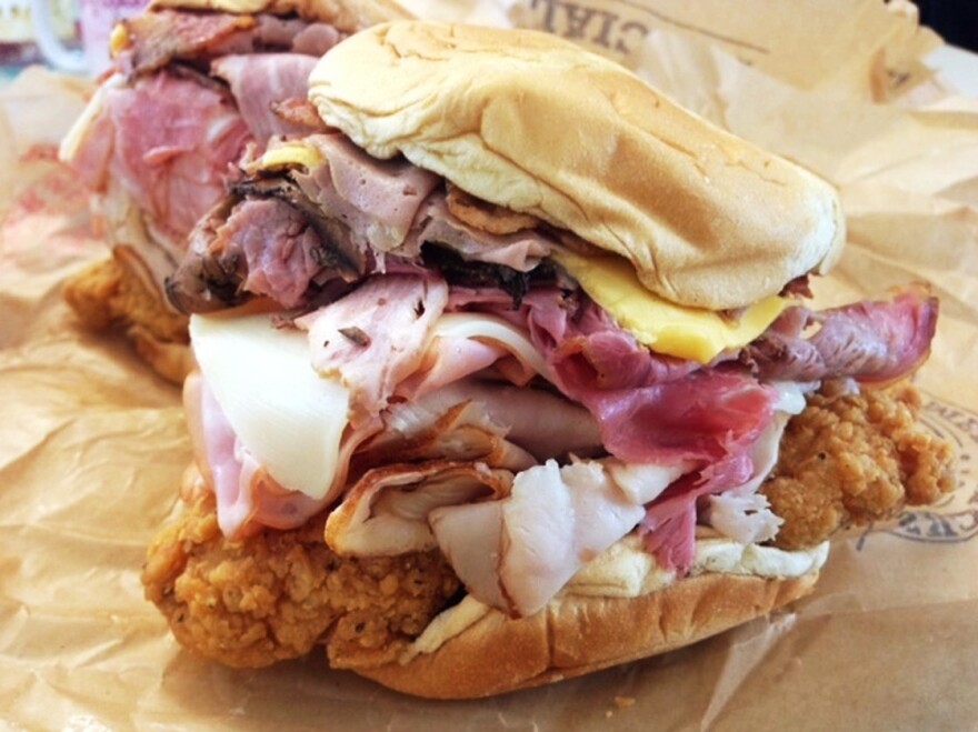 When you order two, it's called "The Twin Peaks."