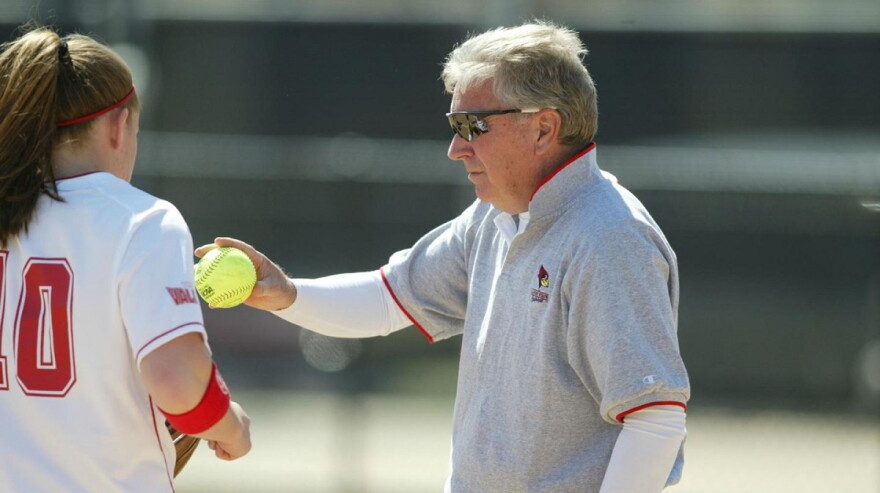 Bill Kennedy coached ISU softball pitchers for 24 seasons.