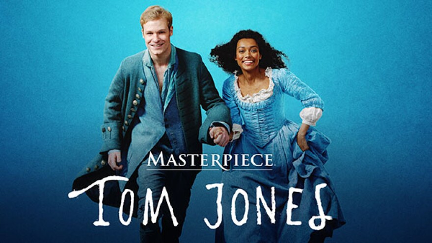 MASTERPIECE "Tom Jones" Coming Soon to MASTERPIECE on PBS Shown from left to right: Solly McLeod as Tom Jones and Sophie Wilde as Sophia Western For editorial use only. Courtesy of Mammoth Screen and MASTERPIECE.