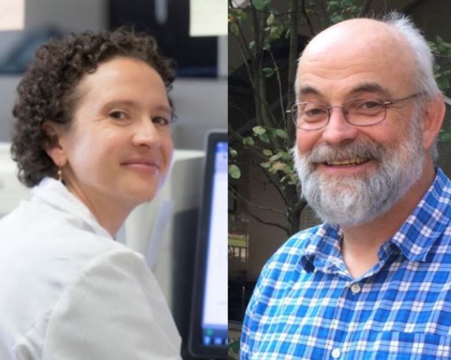 Dr. Ilhem Messaoudi & Brian Stevenson, Ph.D., in the Department of Microbiology, Immunology and Molecular Genetics